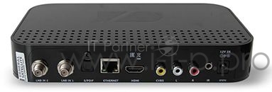 Комплект спутникового телевидения Триколор GS B534М и GS C592 Сибирь (комплект на 2 ТВ) черный