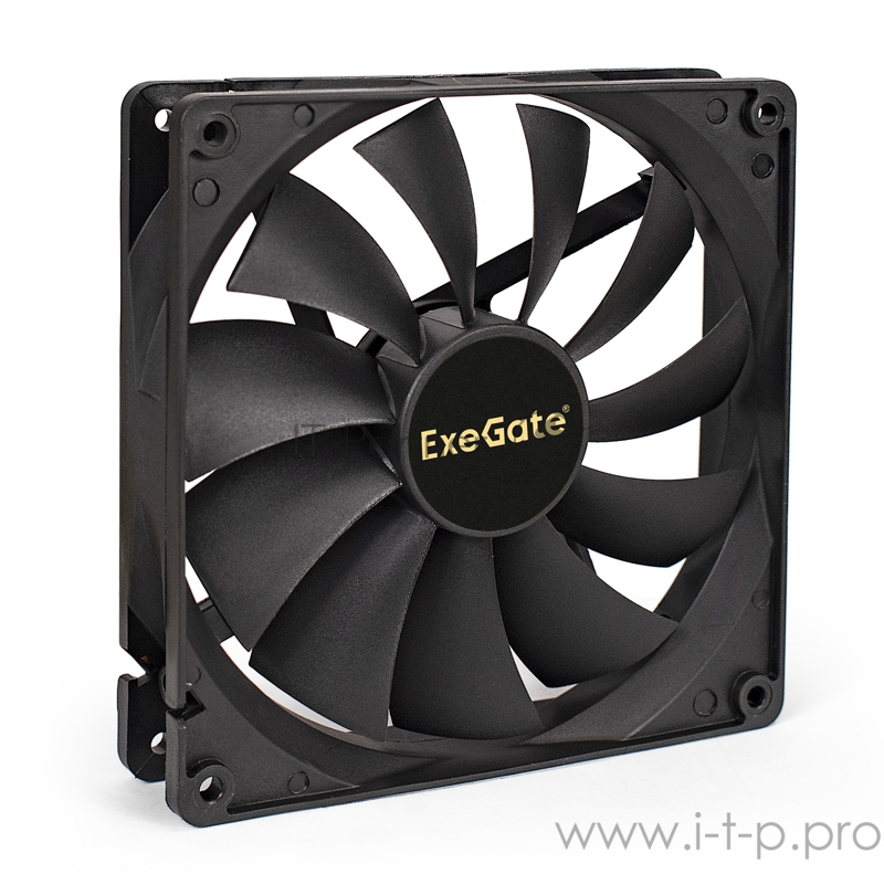 Вентилятор ExeGate EX14025S3P, 140x140x25 мм, подшипник скольжения, 3pin, 900RPM, 24dBA