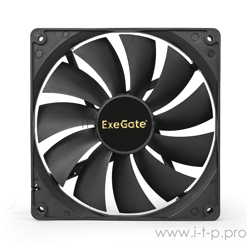 Вентилятор ExeGate EX14025S3P, 140x140x25 мм, подшипник скольжения, 3pin, 900RPM, 24dBA