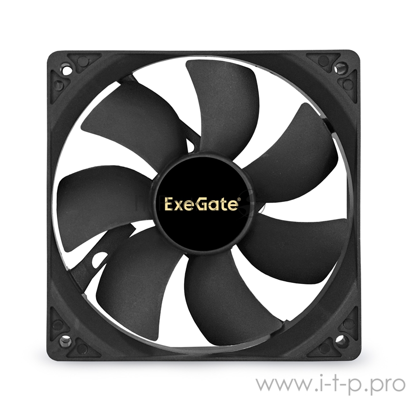 Вентилятор ExeGate ExtraPower EP12025B3P, 120x120x25 мм, двойной шарикоподшипник, 3pin, 1600RPM, 25dBA