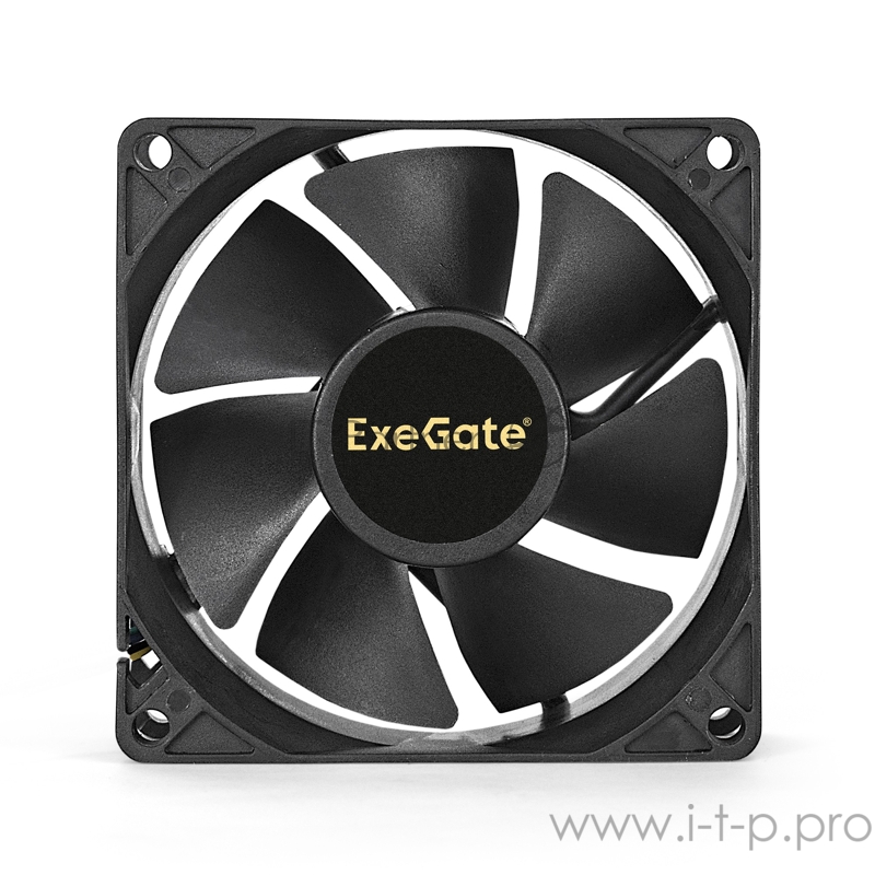 Вентилятор ExeGate E08025H4P-PWM, 80x80x25 мм, гидродинамический, 4pin, PWM, 23dBA