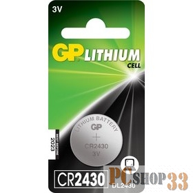 Батарейки CR2450 GP CR2430-2C1 10/600