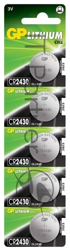 Батарейки CR2450 GP CR2430-2C5 100/1000