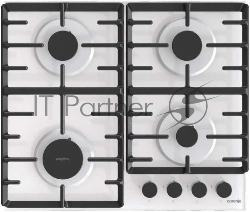 Газовая варочная поверхность Gorenje GT642SYW белый