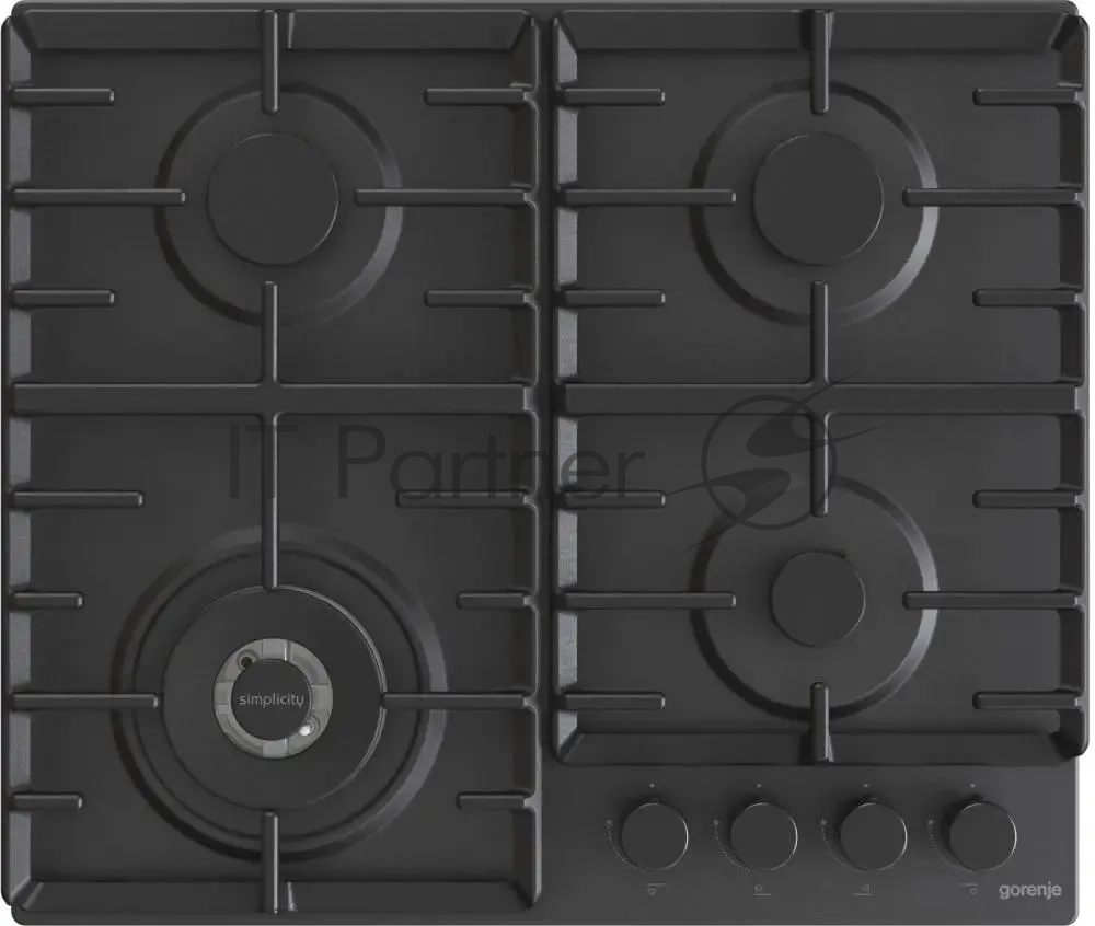 Газовая варочная поверхность Gorenje GW642SYB черный