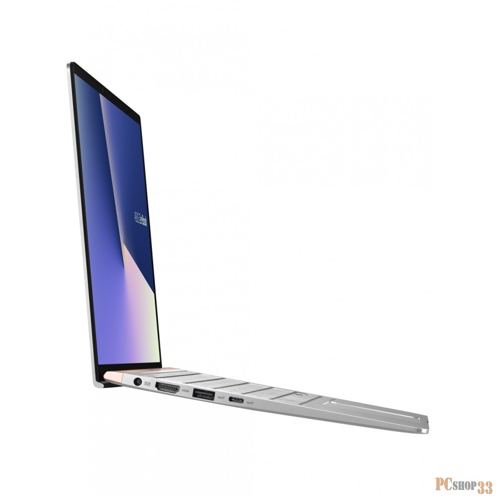 Ноутбук Asus Zenbook UM433DA-A5038T Ryzen 5 3500U/8Gb/SSD256Gb/AMD Radeon Vega 8/14/IPS/FHD (1920x1080)/Windows 10/silver/WiFi/BT/Cam/Bag