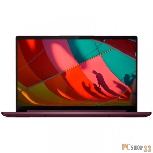 Ноутбук Lenovo Yoga Slim7 14IIL05 14(1920x1080 IPS)/Intel Core i5 1035G4(1.1Ghz)/16384Mb/512SSDG Iris Plus/Cam/BT/WiFi/60WHr/war 1y/1.4kg/red/W10