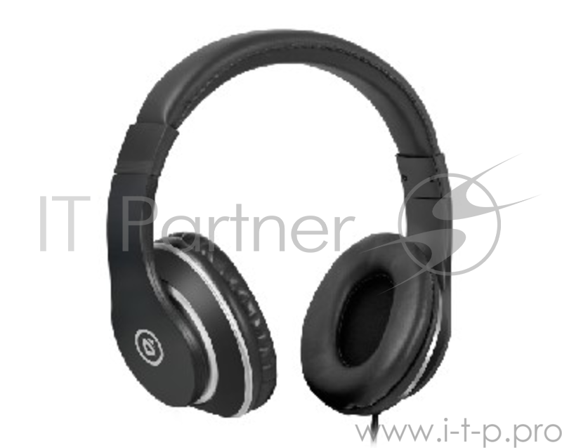 Наушники Defender Accord 185 черный, кабель 1,2 м 63185