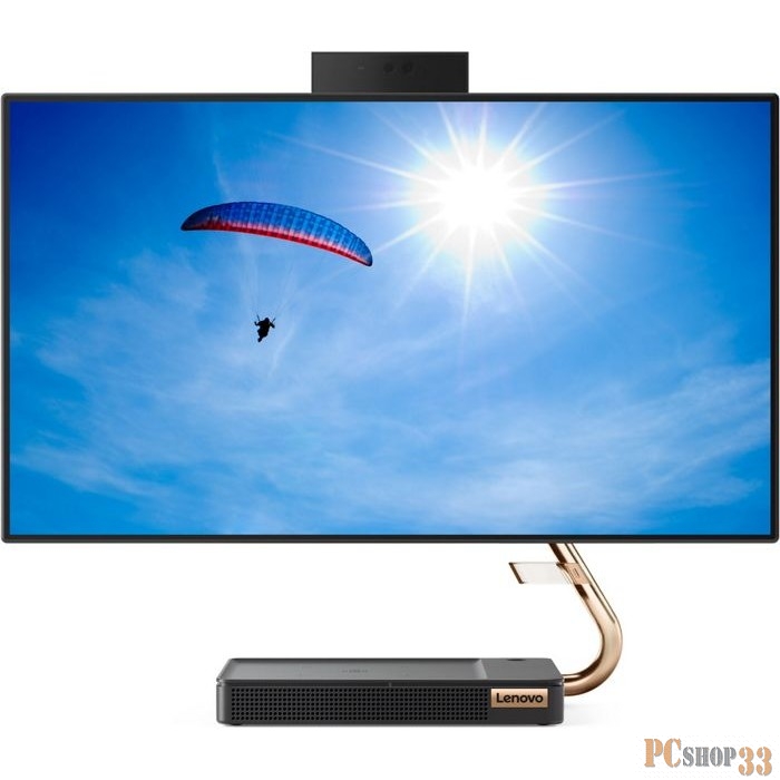 Моноблок Lenovo IdeaCentre AIO A540-24API 23.8(1920x1080)/AMD Ryzen 5 3400GE(3.3Ghz)/8192Mb/1000+128 Radeon Vega 11 /BT/WiFi/war 1y/black/W10 + Клавиатура, мышь USB