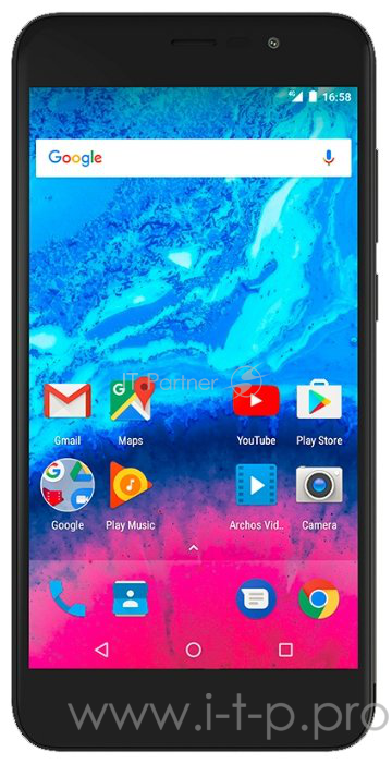 Мобильный телефон ARCHOS Core 50 P черный (3G, 4G/LTE, 2xSIM, Wi-Fi, Bluetooth, GPS, 5