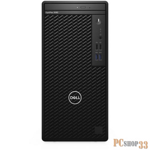Компьютер Dell Optiplex 3080 MT Core i3-10100 (3,6GHz) 8GB (1x8GB) DDR4 256GB SSD Intel UHD 630 Linux TPM 1y NBD