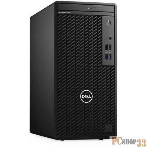 Компьютер Dell Optiplex 3080 MT Core i3-10100 (3,6GHz) 8GB (1x8GB) DDR4 256GB SSD Intel UHD 630 Linux TPM 1y NBD