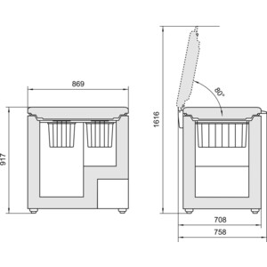 Морозильная камера Liebherr GT2632 , объем 237 л, белый