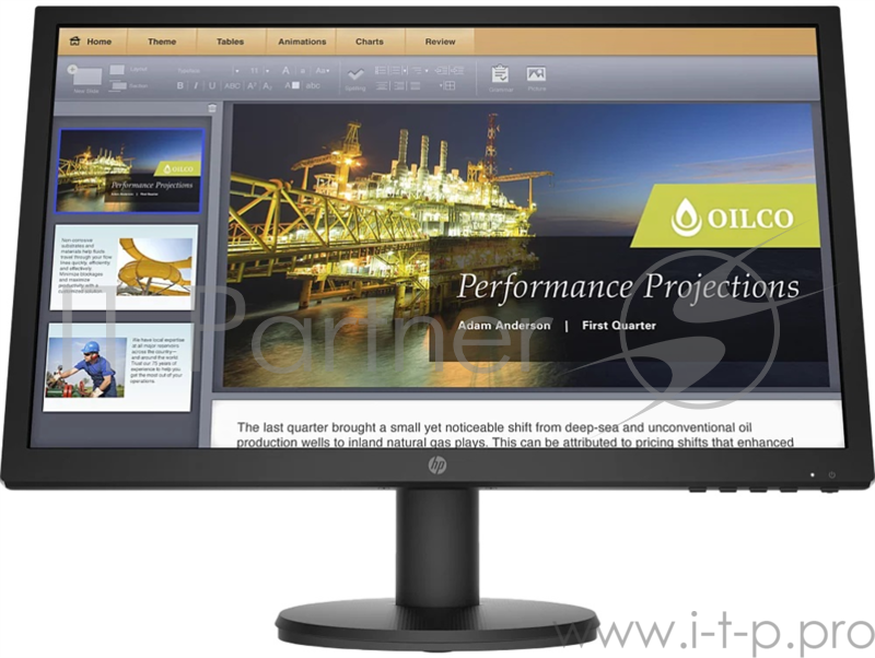 Монитор HP P21b G4 20,7 Monitor FHD, TN, 16:9, 250 cd/m2, 600:1, 5ms, 90°/65°, VGA, HDMI, Tilt, Low Blue, Black Head, (1FR84AA)