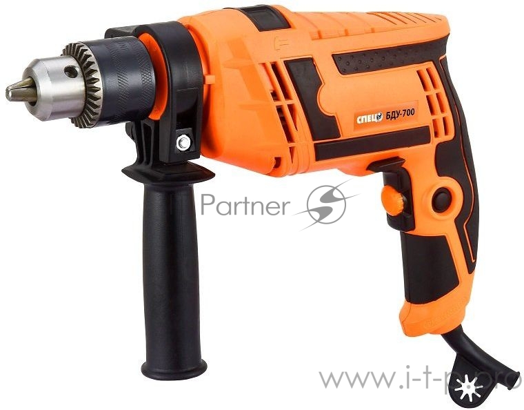 Дрель ударная Спец БДУ-700 700Вт ключевой реверс