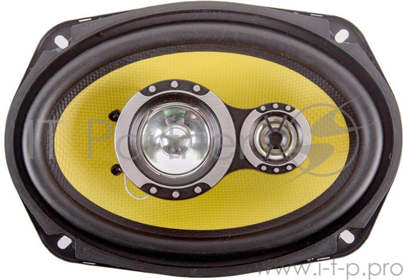 Колонки автомобильные Swat SP-A69 280Вт 90дБ 4Ом 15x23см (6x9дюйм) (ком.:2кол.) коаксиальные трехполосные