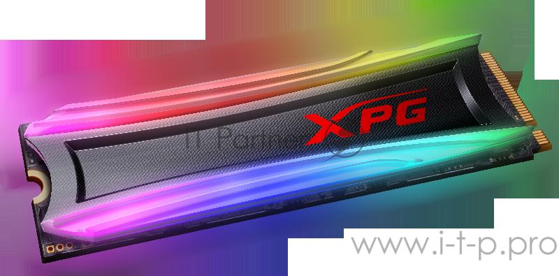 Накопитель SSD A-Data PCI-E x4 512Gb AS40G-512GT-C S40G RGB M.2 2280