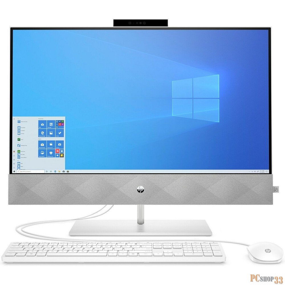 HP Pavilion I 27-27-d0009ur NT 27 FHD(1920x1080) Core i3-10300T, 8GB DDR4 2666 (1x8GB), HDD 1Tb, nVidia Gef MX350 4GB, no DVD, kbd&mouse wired, 5MP