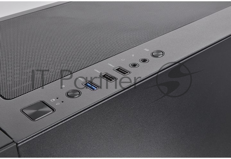 Корпус Thermaltake H350 TG RGB черный без БП ATX 5x120mm 4x140mm 1x200mm 2xUSB2.0 1xUSB3.0 audio bott PSU