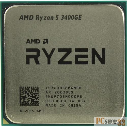 Процессор AMD Ryzen 5 3400GE AM4 (YD3400C6M4MFH) (3.7GHz/Radeon RX Vega 11) OEM