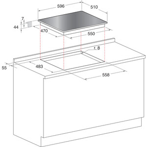 Газовая варочная поверхность Hotpoint-Ariston HAGD 61S/MR зеркальный