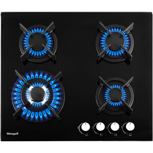 Газовая варочная поверхность Weissgauff HGG 640 BG черный