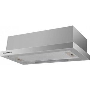 Вытяжка встраиваемая Maunfeld VS Light 50 нержавеющая сталь управление: кулисные переключатели (1 мотор)