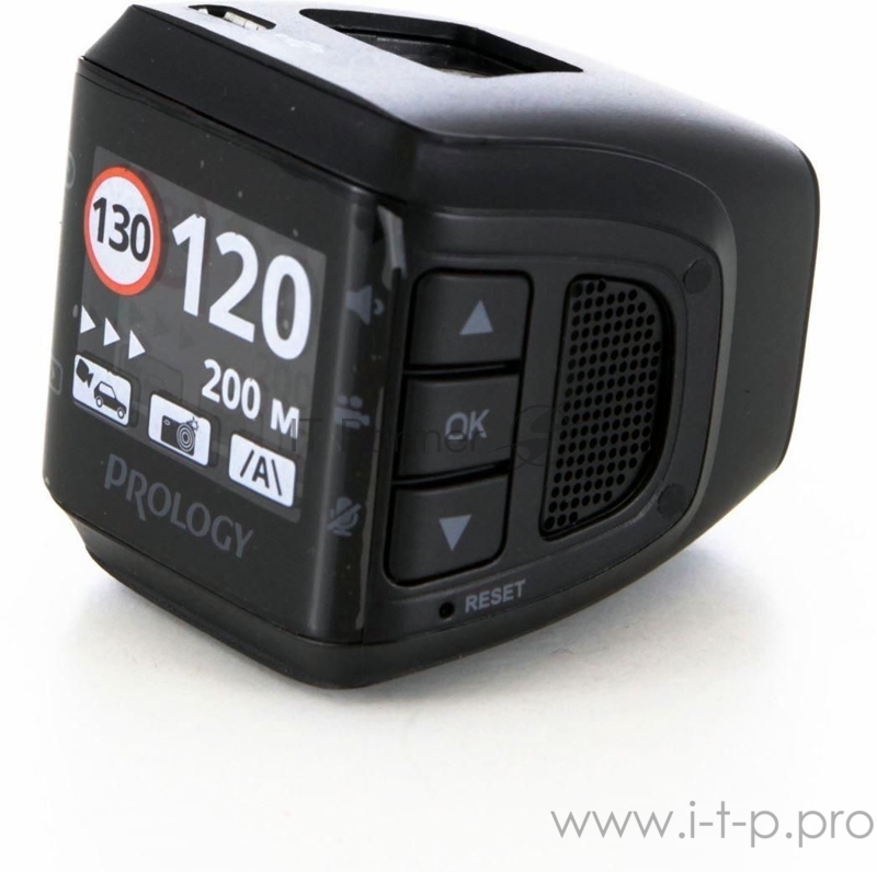 Видеорегистратор Prology VX-750 черный 1296x2304 1296p 125гр. GPS Ambarella A7LA50