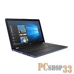 Ноутбук HP 15-bs100ur <2VZ79EA> i5-8250U (1.6)/8Gb/1Tb/15.6FHD/AMD 520 2Gb/No ODD/Cam HD/DOS (Marine Blue)