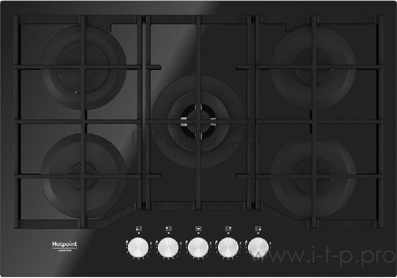 Встраиваемая газовая панель Hotpoint-ARISTON HAGS72FBK черный