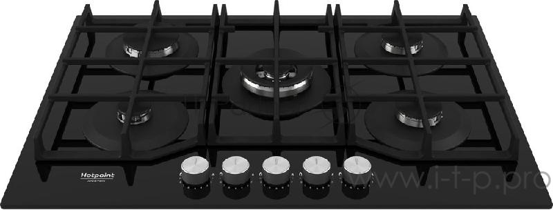 Встраиваемая газовая панель Hotpoint-ARISTON HAGS72FBK черный