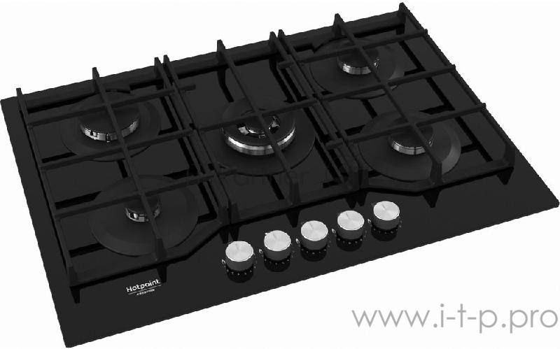 Встраиваемая газовая панель Hotpoint-ARISTON HAGS72FBK черный