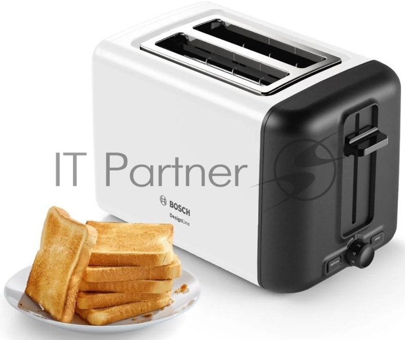 Тостер Bosch TAT3P421 970Вт белый