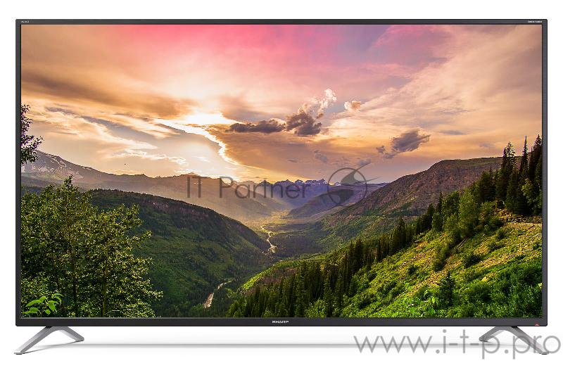 Телевизор ЖК 50 Sharp Телевизор ЖК 50 Sharp/ 55, UHD, Smart TV (Android), DVB-S/S2/T2/C/T, HDR10+, DTS Virtual, Harman Kardon, 2х10Вт, Bluetooth, 3xUSB, слот SD, черный