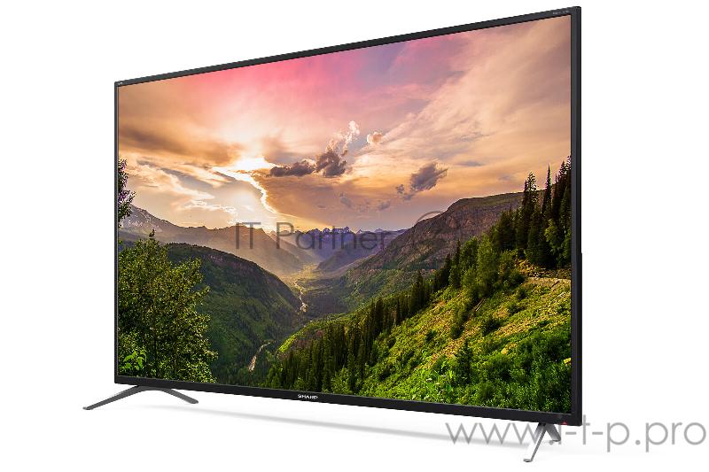Телевизор ЖК 50 Sharp Телевизор ЖК 50 Sharp/ 55, UHD, Smart TV (Android), DVB-S/S2/T2/C/T, HDR10+, DTS Virtual, Harman Kardon, 2х10Вт, Bluetooth, 3xUSB, слот SD, черный