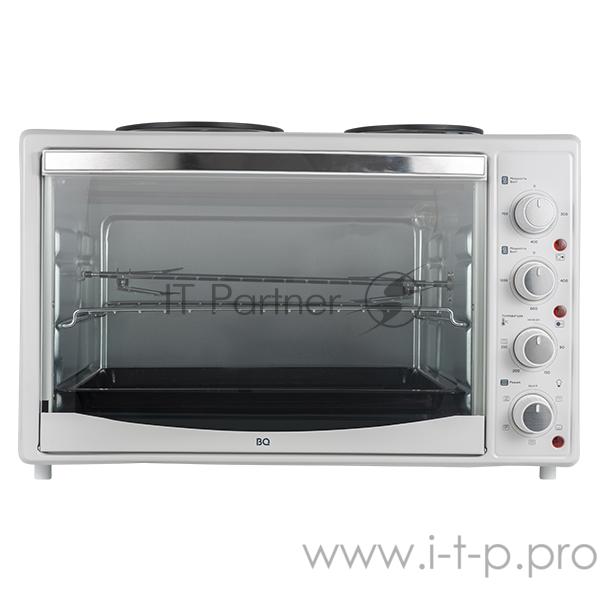Электрическая печь BQ EO4205WGP БелыйОбъем камеры 42л, Потребляемая мощность 1400Вт, Механическое управление, Термостат, Гриль, Диапазон температур 90-250°C, Количество режимов приготовления 5, Конфорки 2шт, Внутренняя подсветка, Решётка для гриля, П