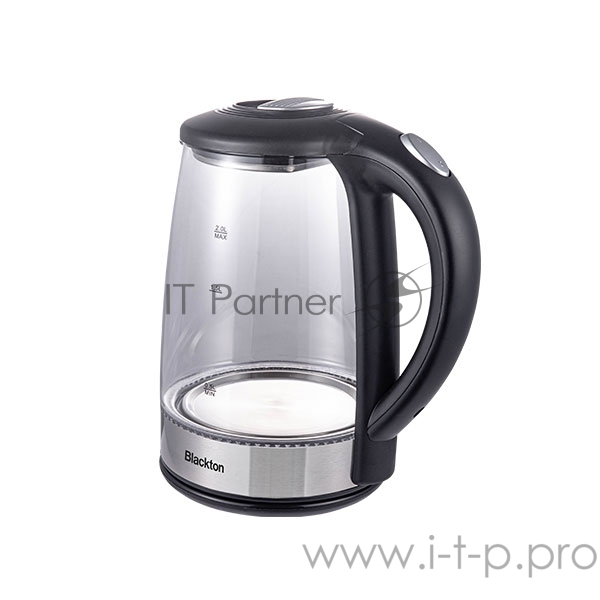 Чайник Blackton Bt KT2026G Черный-СтальМощность1500Вт, Максимальный объем 2.0л, Материал корпуса Жаропрочное стекло, Индикатор включения, Отключение при закипании, Отключение при снятии, Отключение при отсутствии воды, Отсек для хранения электрошнура