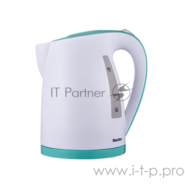 Чайник Blackton Bt KT1702P Белый-ЗеленыйМощность1850-2200 Вт, Максимальный объем 1.7л, Фильтр против накипи Съемный, Индикатор уровня воды, Индикатор включения, Отключение при закипании, Отключение при снятии, Отключение при отсутствии воды, Отсек дл