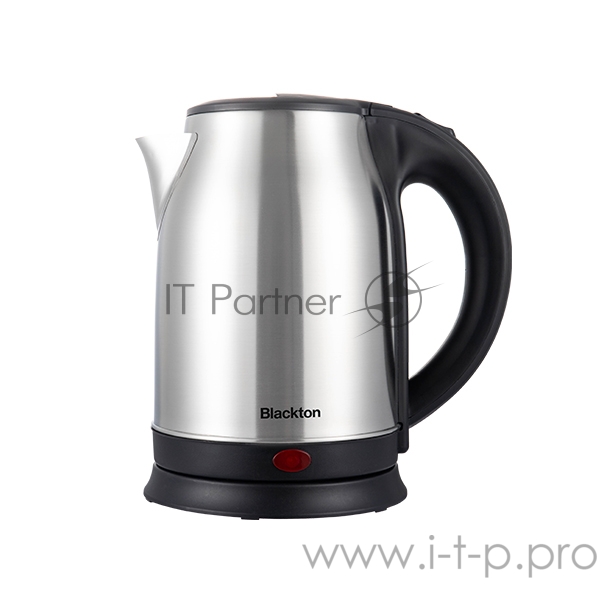 Чайник Blackton Bt KT1813S Сталь-ЧерныйМощность1500Вт, Максимальный объем 1.8л, Материал корпуса Нержавеющая сталь, Индикатор включения, Отключение при закипании, Отключение при снятии, Отключение при отсутствии воды, Отсек для хранения электрошнура,