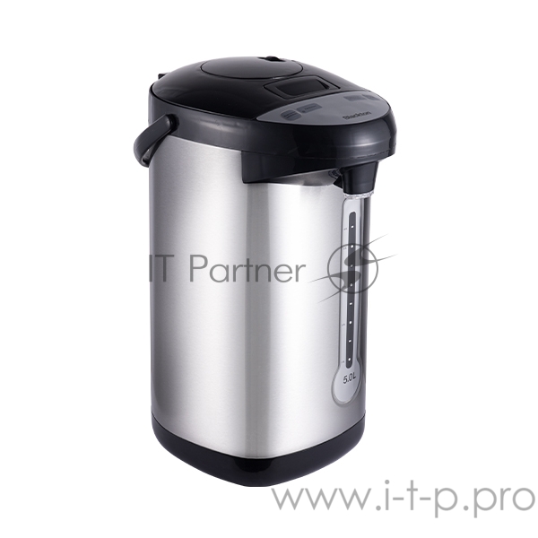 Термопот Blackton Bt TP534 Серебро-ЧерныйОбщий объем 5л, Автоматическое поддержание температуры, Повторное кипячение, 3 способа подачи воды, Защита от включения без воды, Защита от перегрева, Блокировка крышки,Материал внутренней камеры нержавеющая с