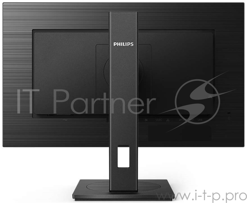 МОНИТОР 23.8 PHILIPS 243B1/00 Black с поворотом экрана (IPS, 1920x1080, 75Hz, 4 ms, 178°/178°, 250 cd/m, 50M:1, +HDMI 1