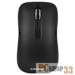 Мышь CROWN CMM-933W {Беспроводная мышь, 3 кнопки 1000DPI Нано ресивер,2.4ГГц Soft-touch пластик, питание АА (в комплекте) ,Plug & Play}
