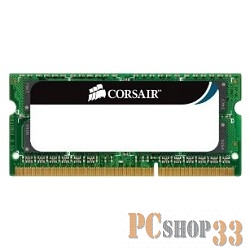 Модуль памяти Corsair DDR3 SODIMM 4GB CMSO4GX3M1A1333C9 {PC3-10600, 1333MHz}