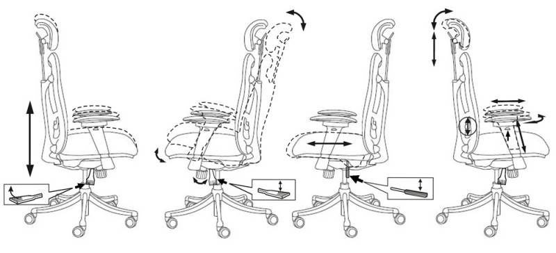 Кресло руководителя Бюрократ CH-999ASX/BL/TW-10N спинка сетка синий сиденье темно-синий TW-10N крестовина хром