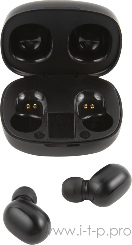 Гарнитура вкладыши Redline BHS-24 черный беспроводные bluetooth в ушной раковине (УТ000019182)