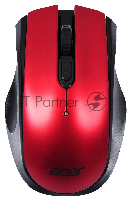 Мышь Acer OMR032 черный/красный оптическая (1600dpi) беспроводная USB (3but)