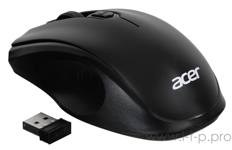 Мышь Acer OMR030 черный оптическая (1600dpi) беспроводная USB (3but)
