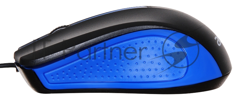 Мышь Acer OMW011 черный/синий оптическая (1200dpi) USB (2but)