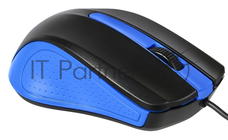 Мышь Acer OMW011 черный/синий оптическая (1200dpi) USB (2but)