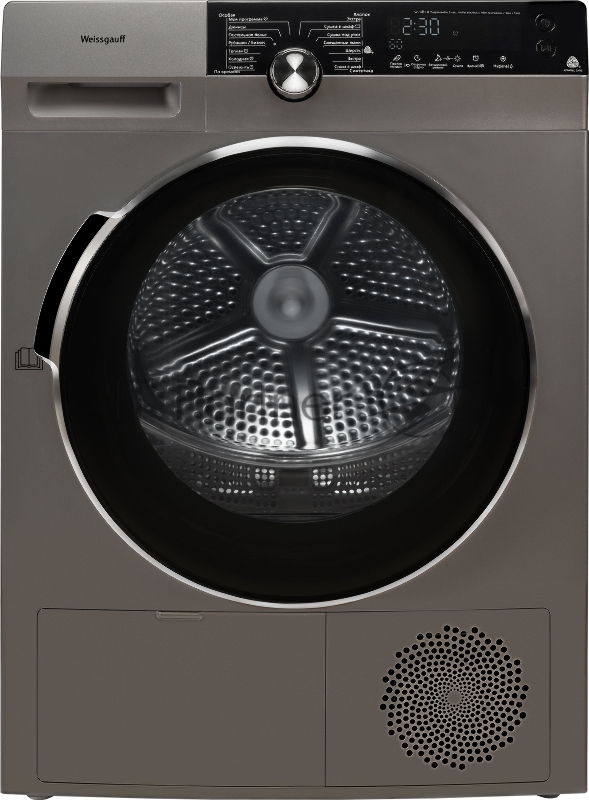 Сушильная машина Weissgauff WD 599 DC Inverter Heat Pump кл.энер.:A+++ макс.загр.:9кг белый